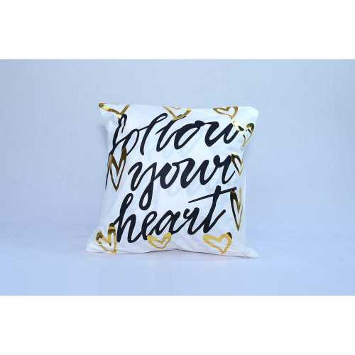 LEMO COVER- FOLLOW YOUR HEART CUSHION COVER - SET OF 2