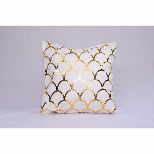 LEMO COVER-  MOROCCAN  GOLD COTTON CUSHION COVER - SET OF 2
