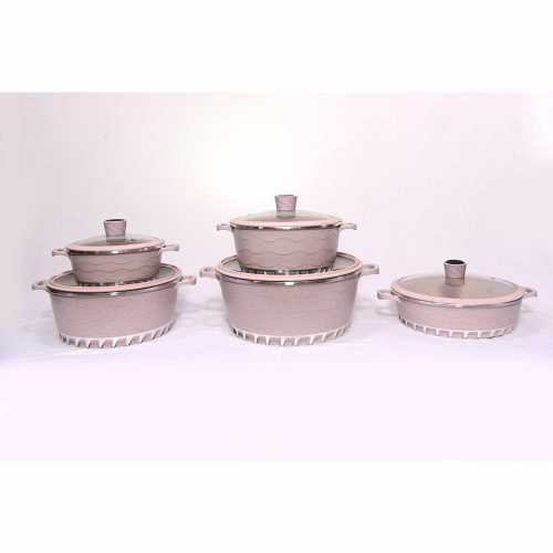 EASY CHEF-ROSE PINK FINISH -SET OF 5