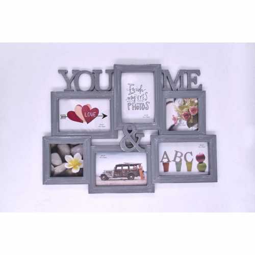 PICTURE FRAME-YOU & ME PIC COLLAGE-6PF