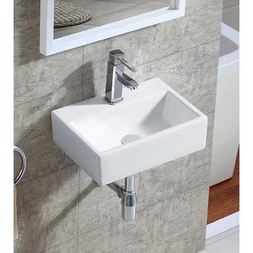 Ceramic Table/Wall-Mounted Wash Basin