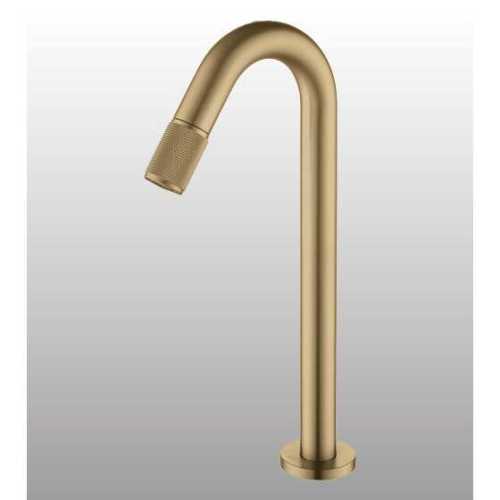 Tall Brass Basin Tap Mouth Operated