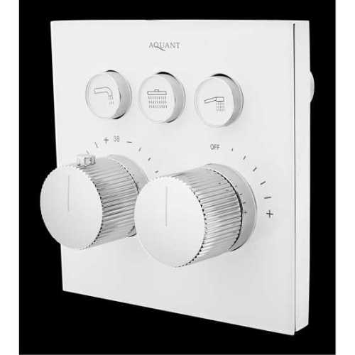 3-Outlet Thermostatic Diverter with Click-Select™