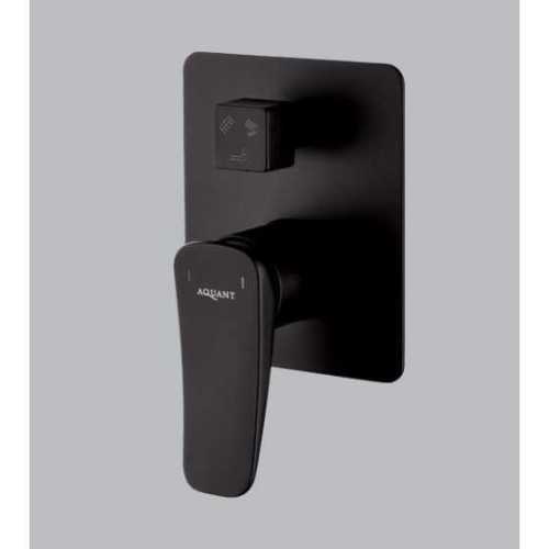 Matt Black Single Lever Diverter with Concealed Body (ThreeOutlets)(15mm Inlet)