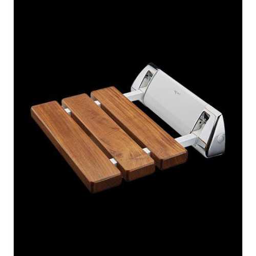 Teak-Wood Bath Chair (90 KG Capacity)