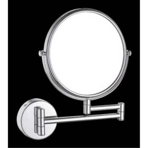 Brass Wall-Mounted Mirror (3x & 1x Magnification)