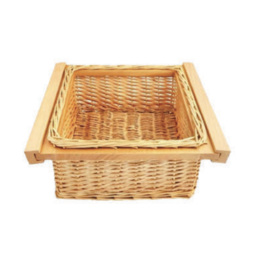 WICKER BASKET WITH HANDLE-600MM CABINET SIZE WITH LOCKING